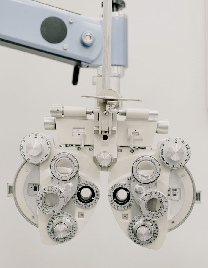 Examen de vue au réfracteur en boutique